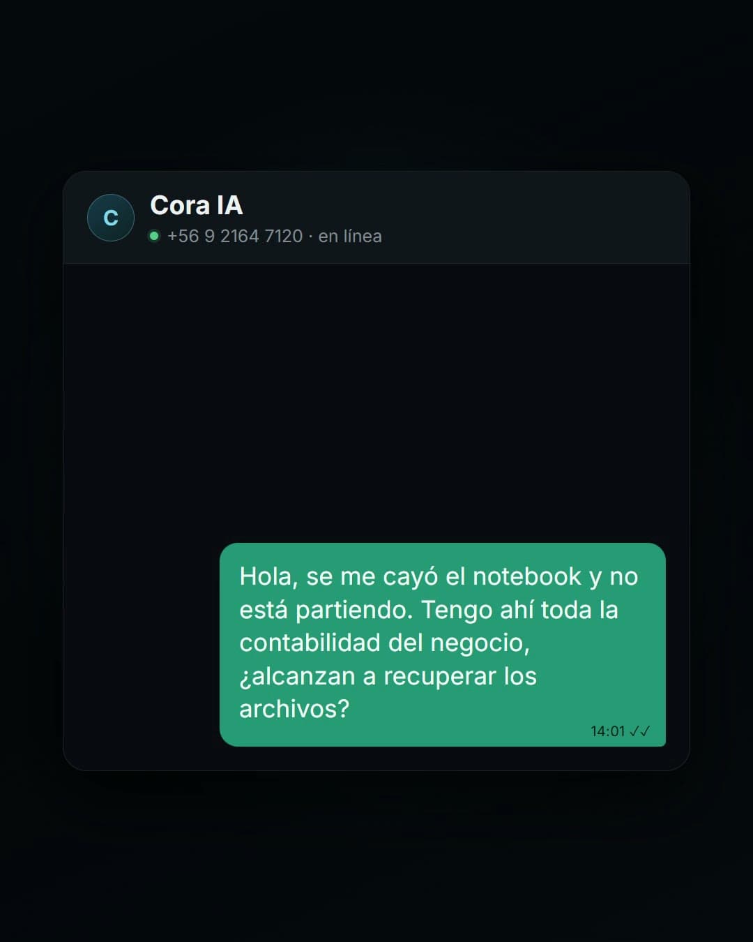 Cora — captación de leads con IA
