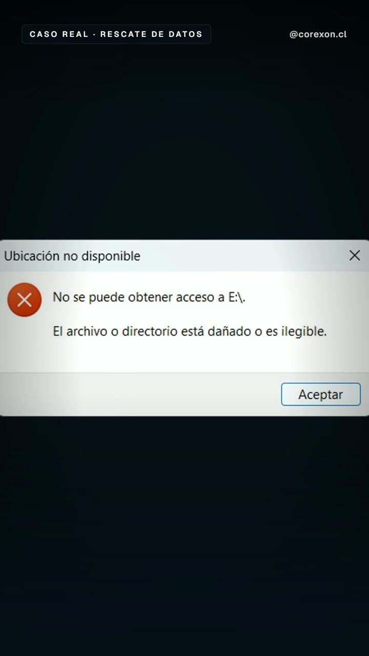 789 archivos rescatados de un disco dado por muerto